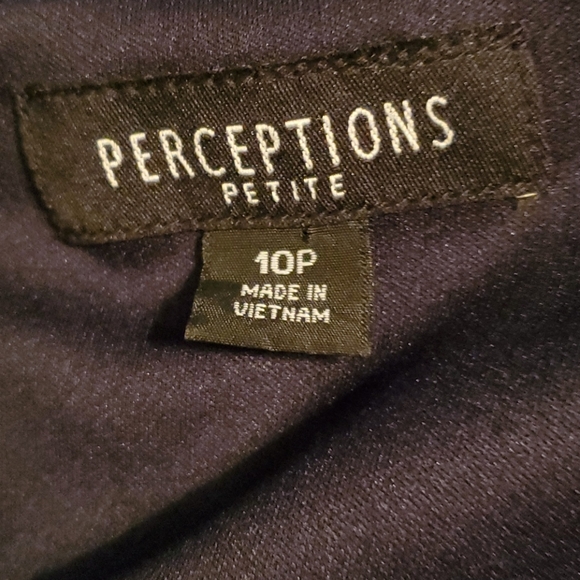 *Perceptions Petite Multicolored Dress - Picture 9 of 9